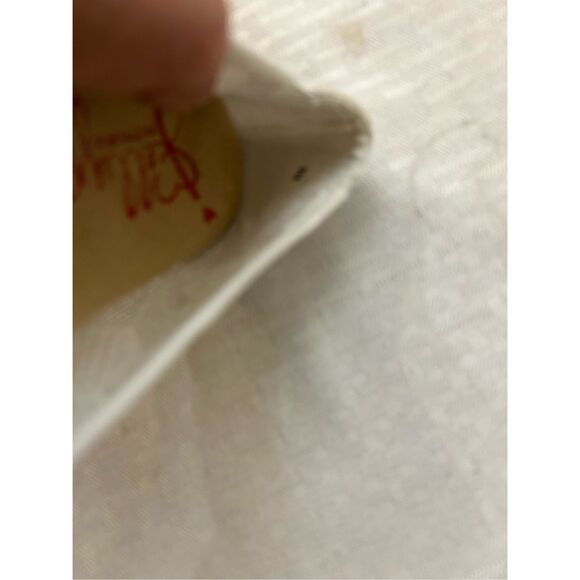 Jelly Pop memory foam Shoes 9m flats white crochet round toe - Picture 7 of 8